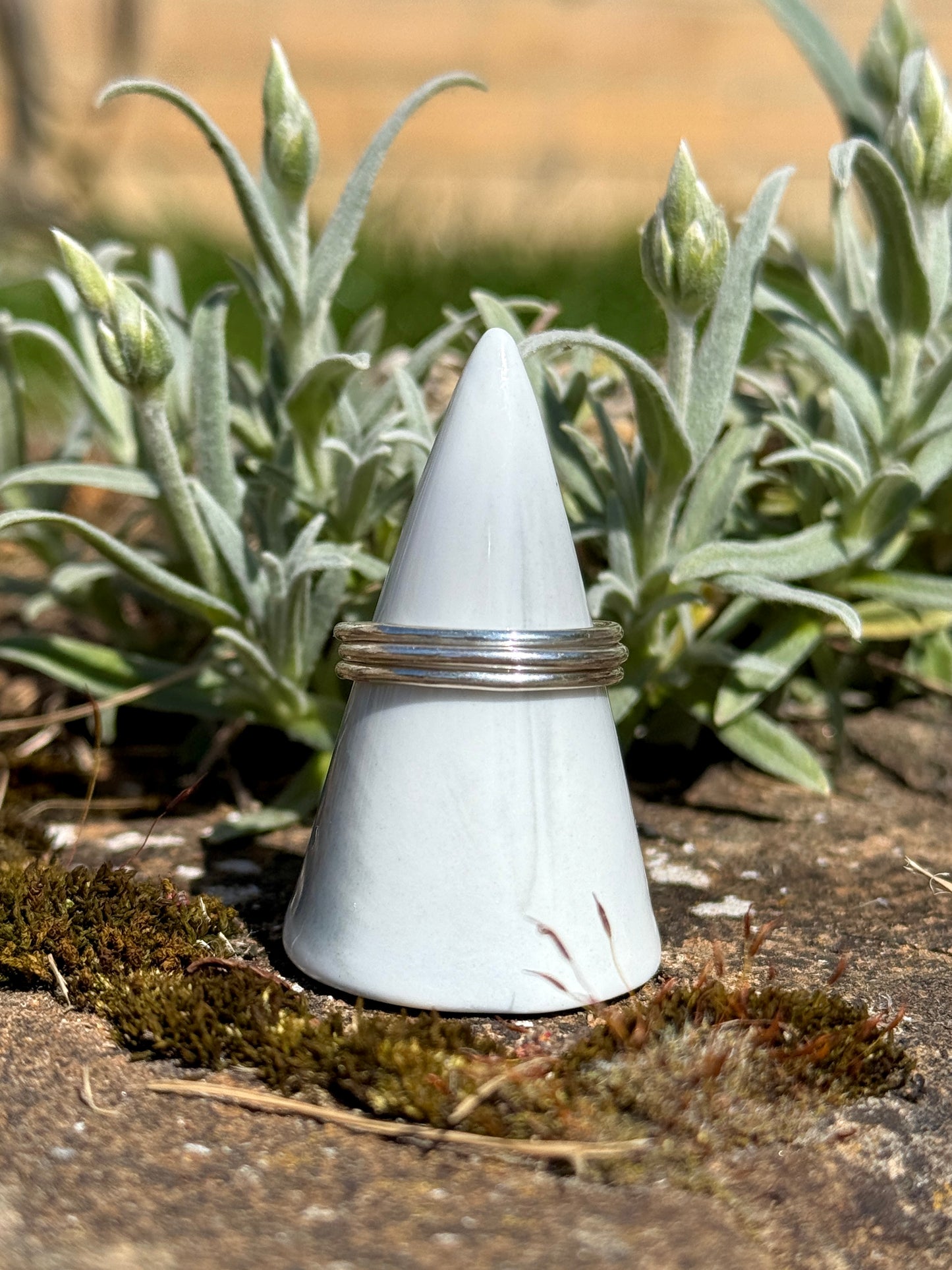 3 Stacking Silver Rings - Sterling Silver