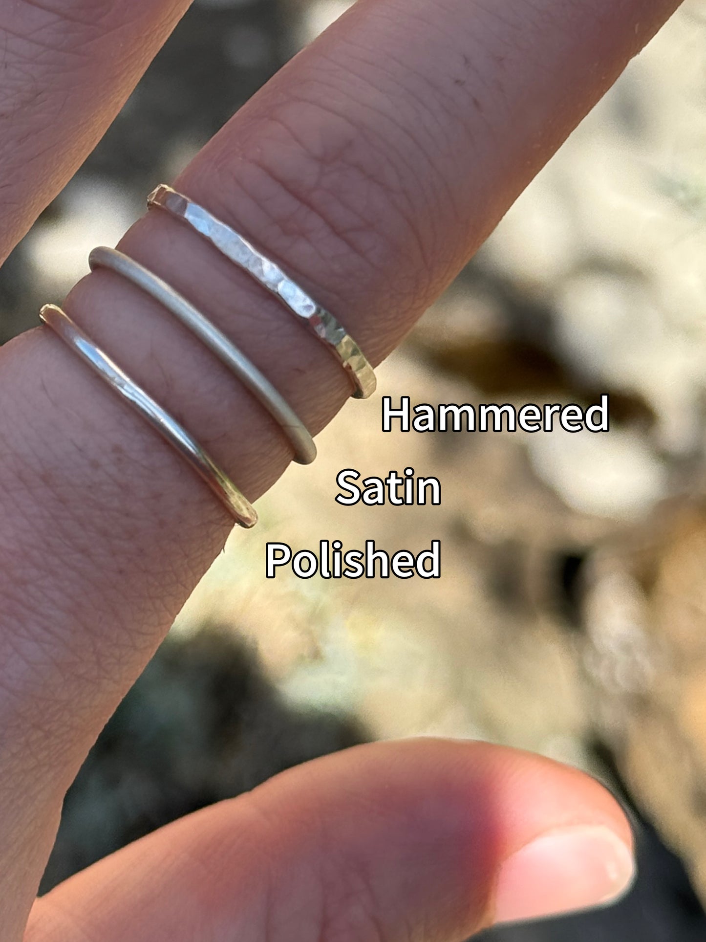 Stacking Silver Ring - Sterling Silver