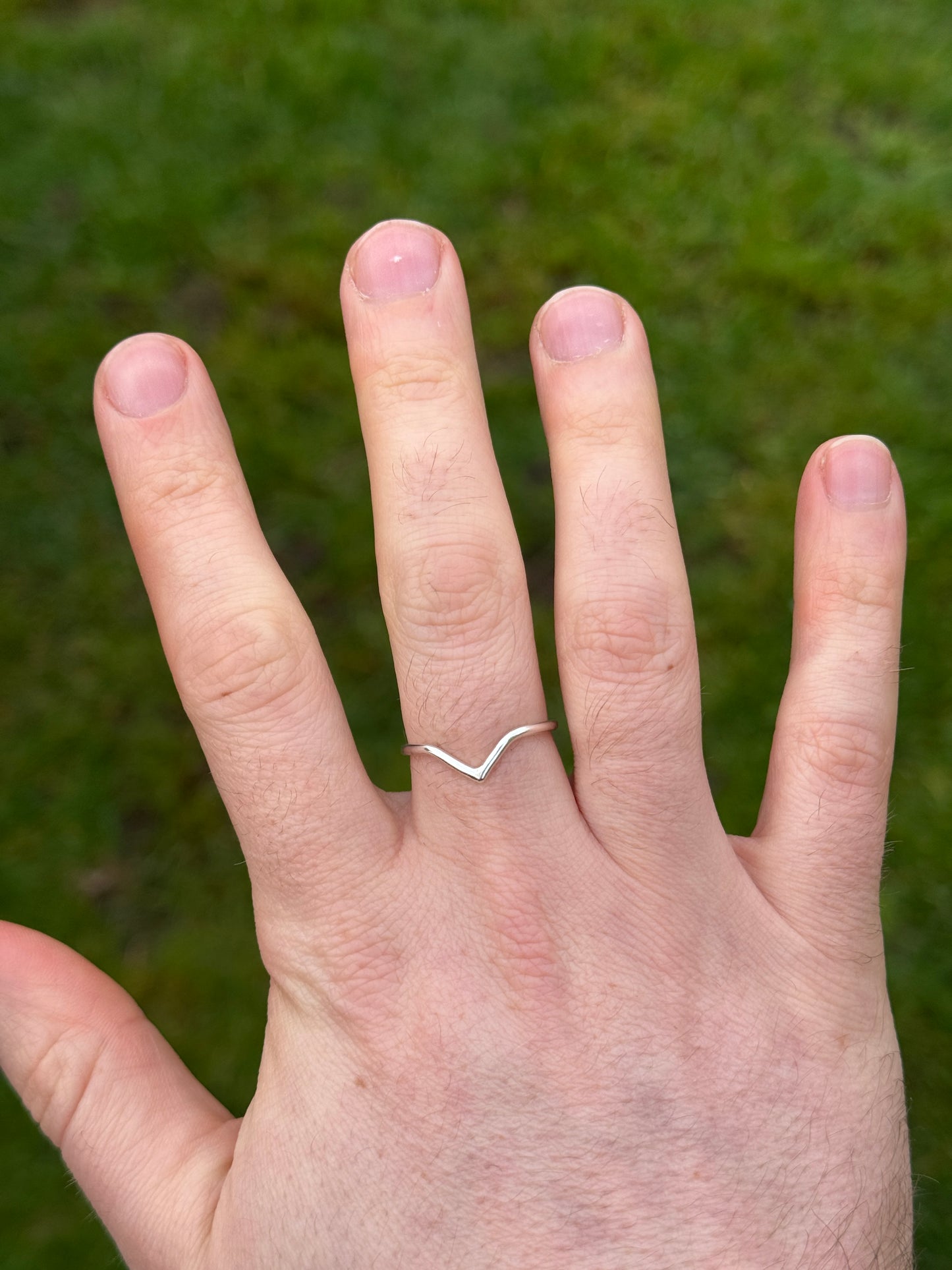 Slim Wishbone Ring - 1.50mm - Sterling Silver