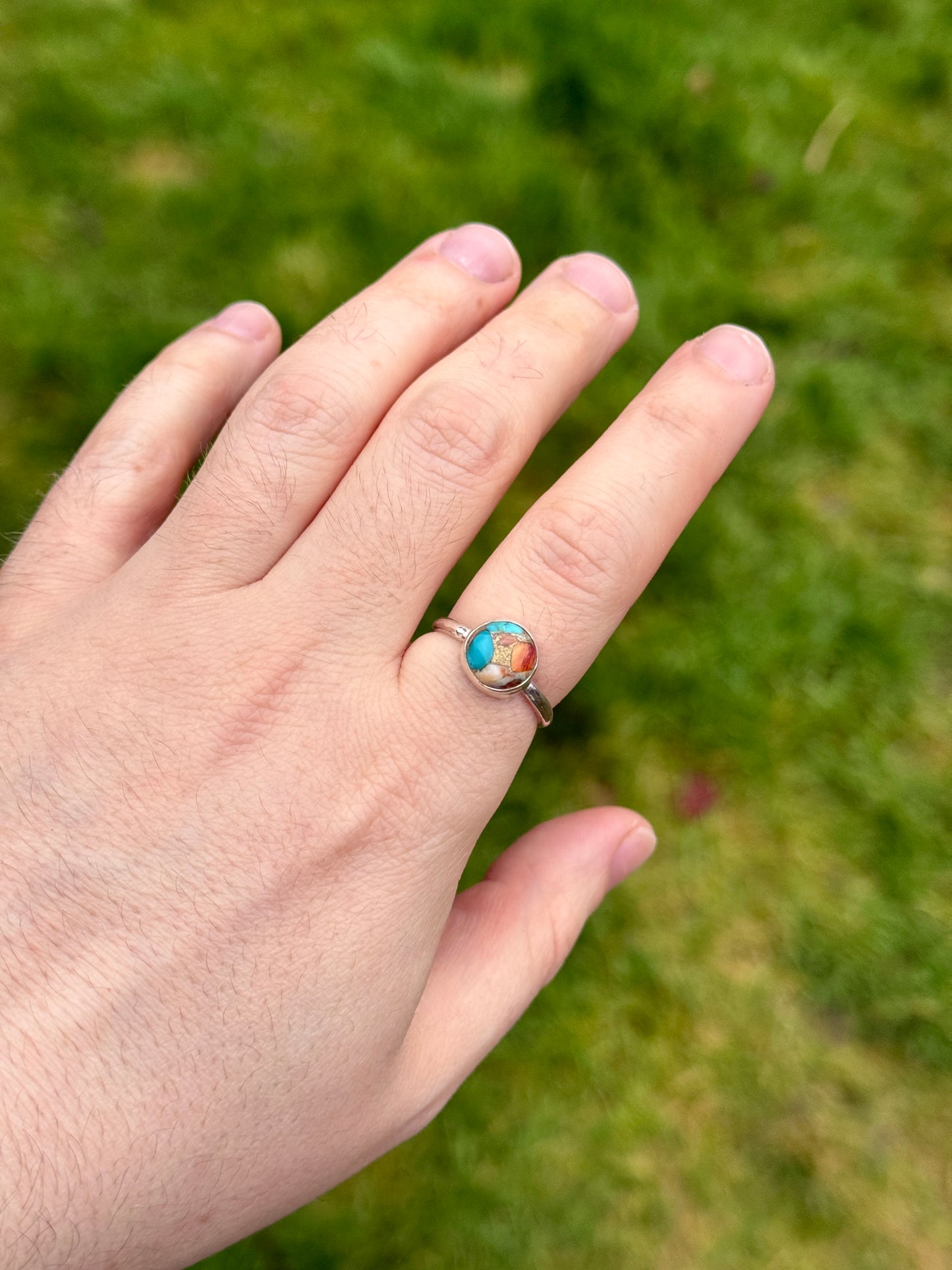 Turquoise stone ring