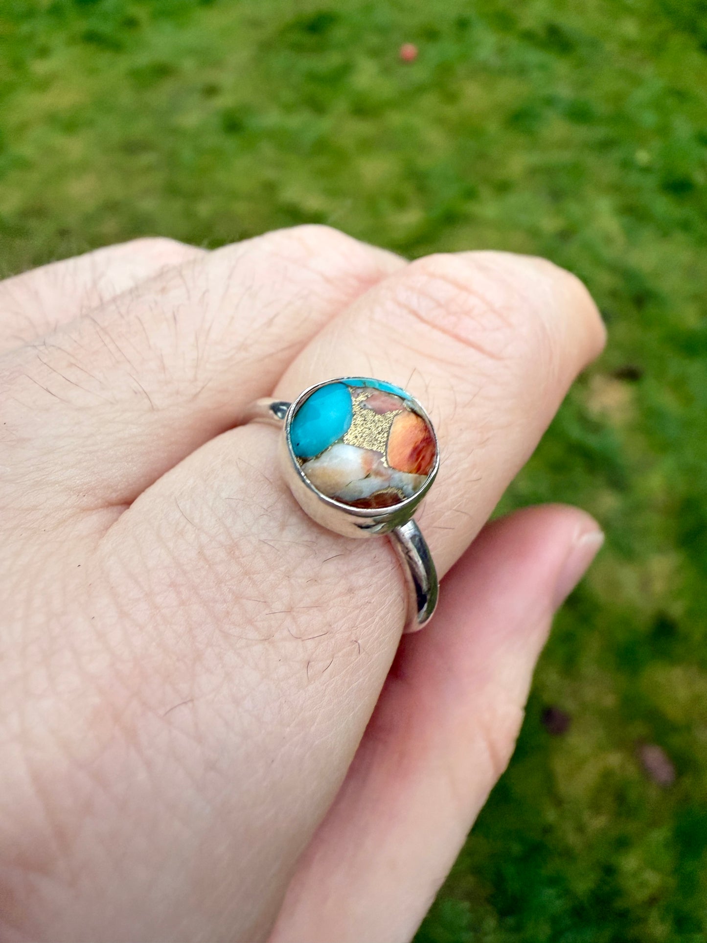 Turquoise stone ring