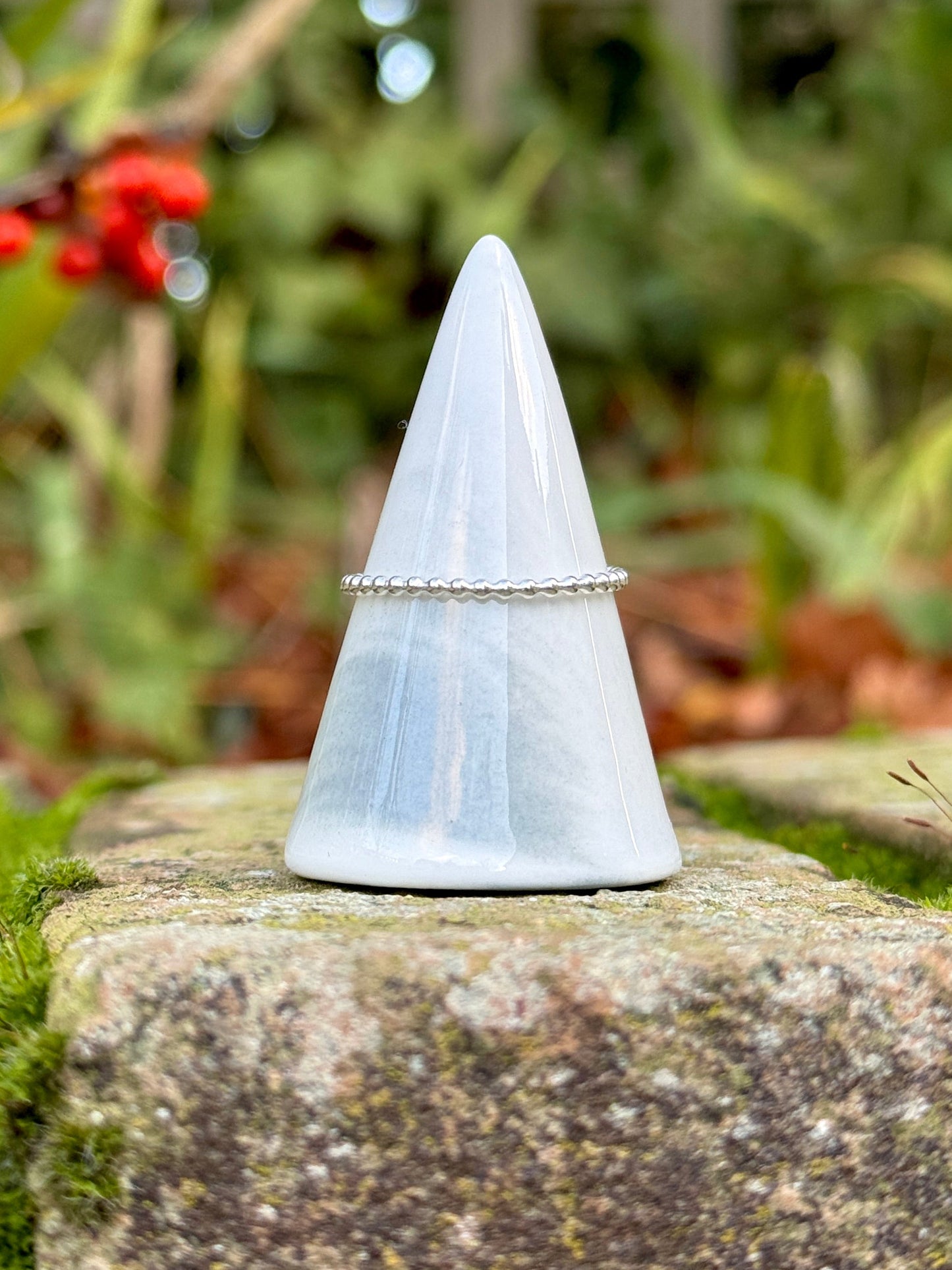 Beaded Ring - Sterling Silver