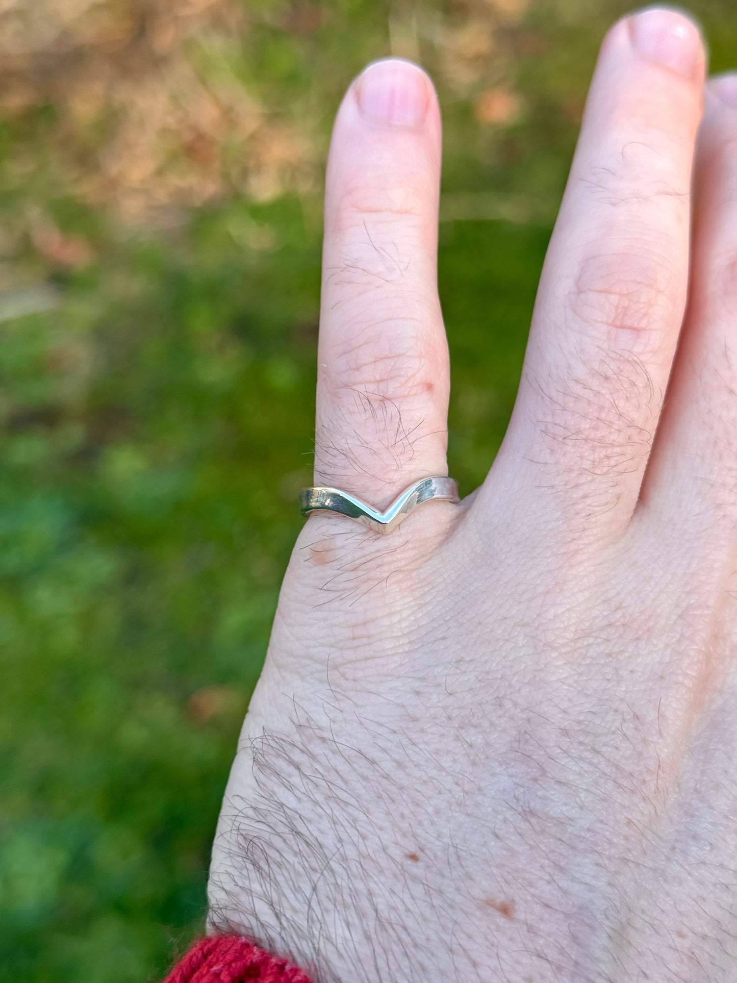 Wishbone Ring - Sterling Silver