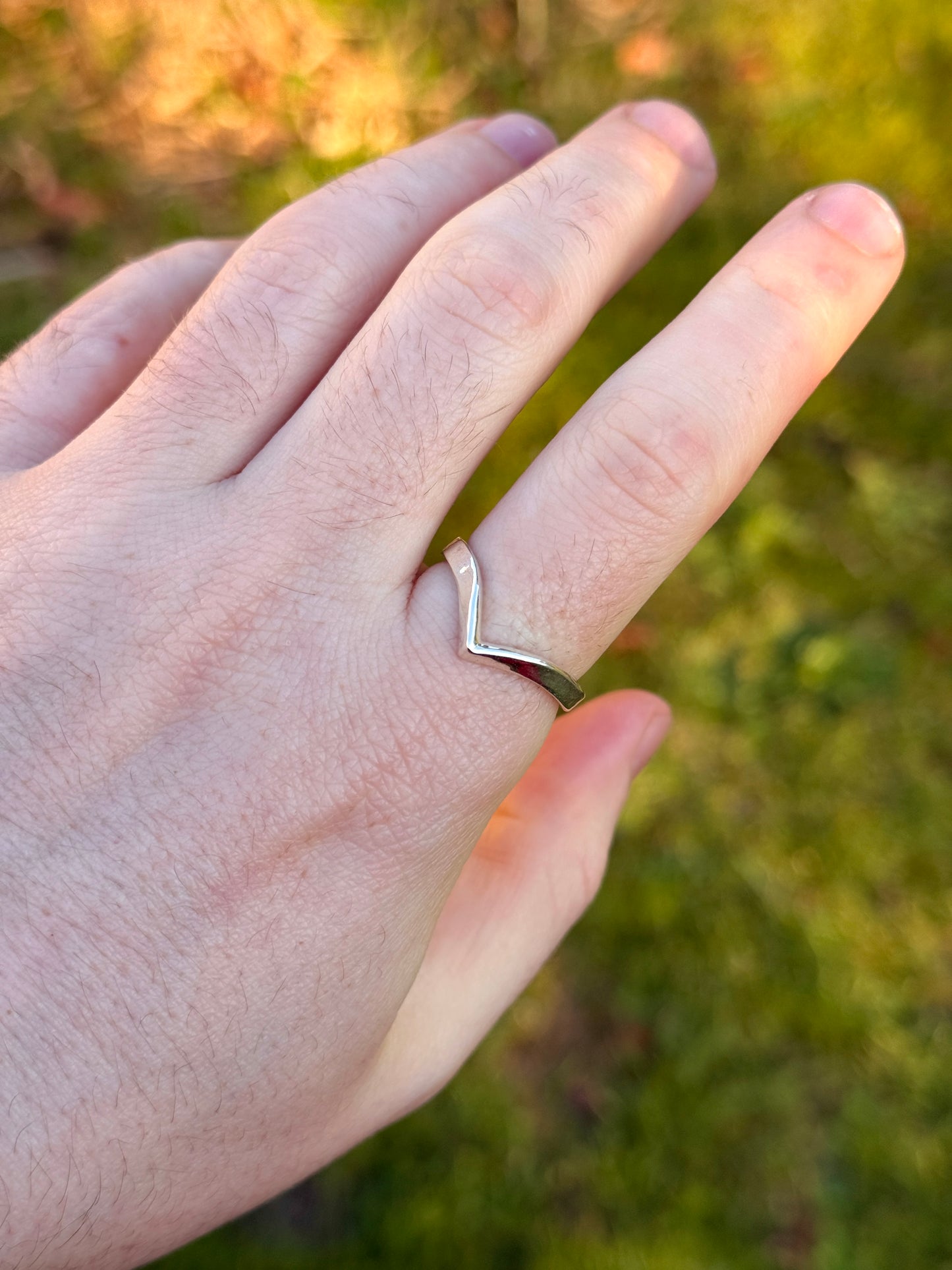 Wishbone Ring - Sterling Silver