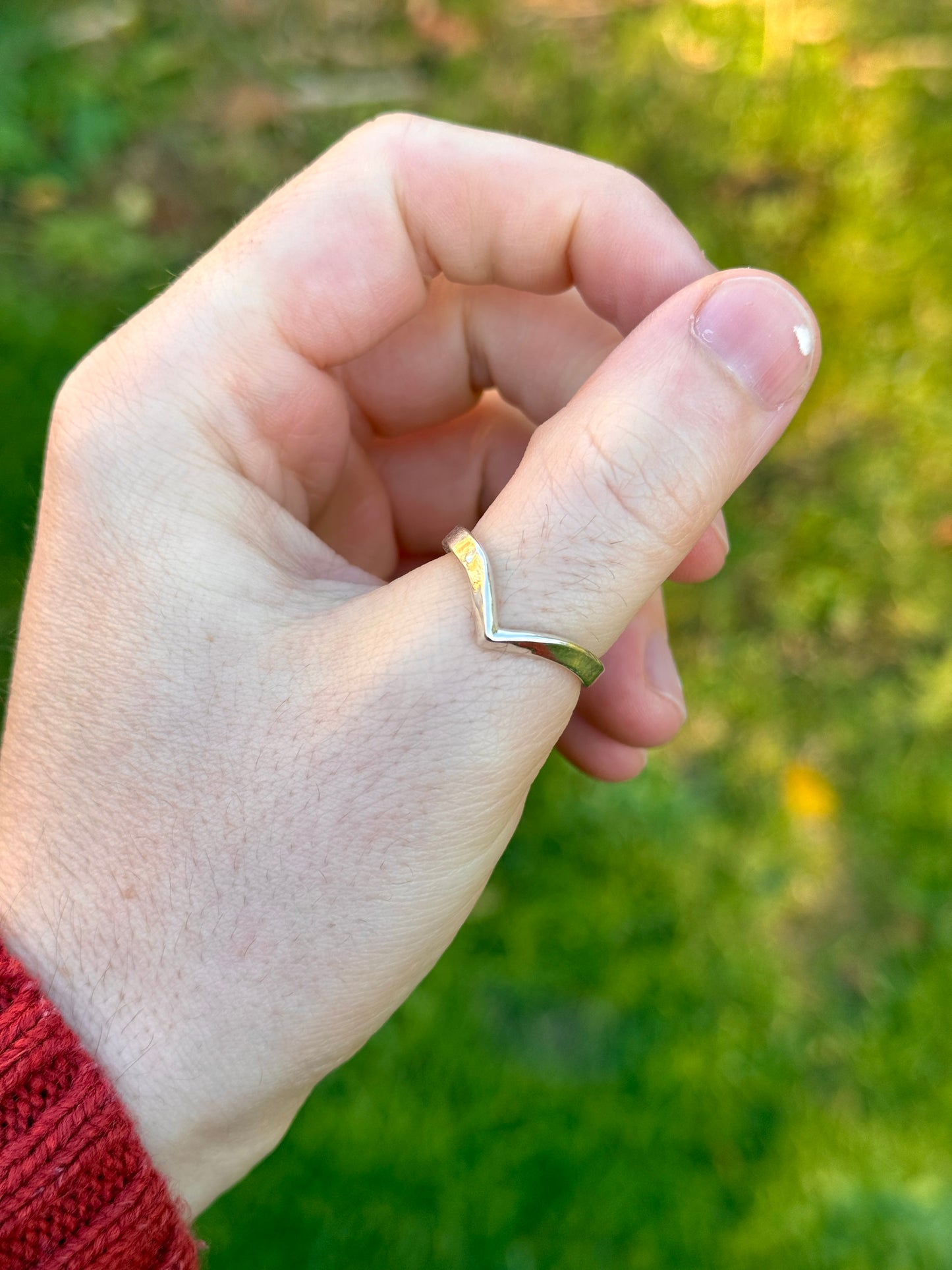 Wishbone Ring - Sterling Silver