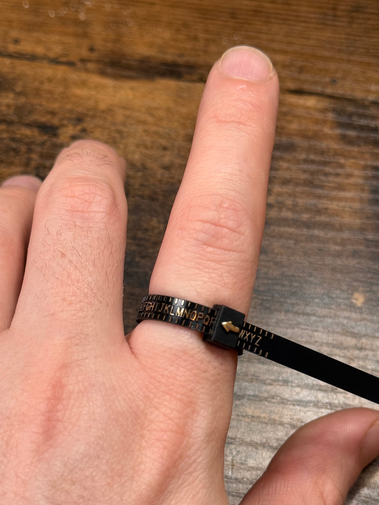 Ring sizer - UK sizes