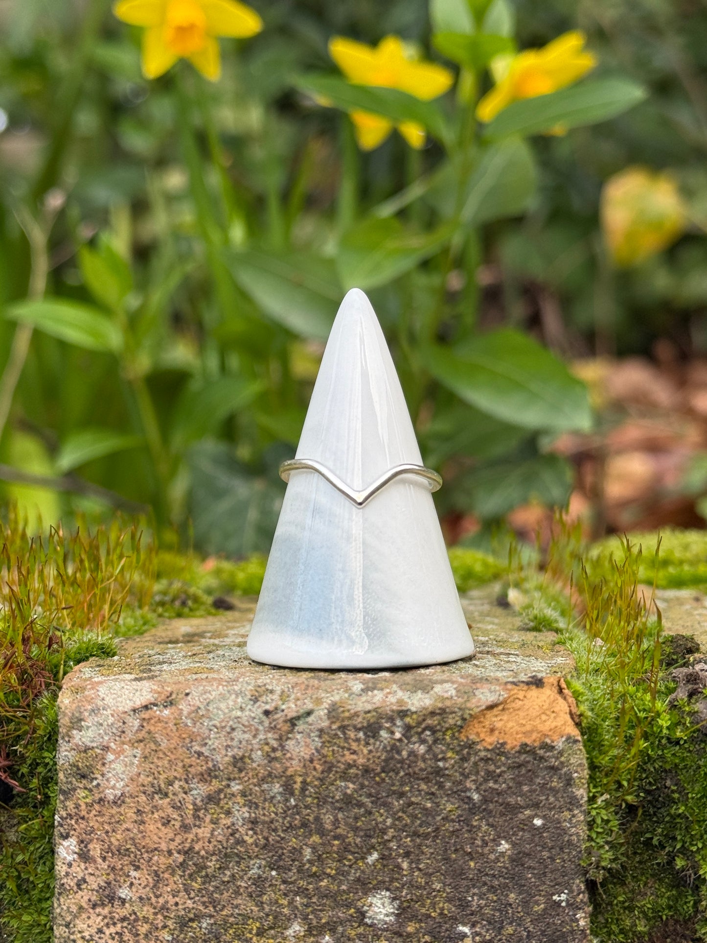 Slim Wishbone Ring - 1.50mm - Sterling Silver